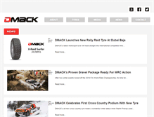 Tablet Screenshot of dmacktyres.com